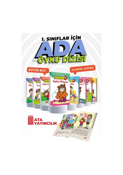 Ata Yayıncılık Ada Öykü Dizisi (1 Ve 2. Sınıflar)