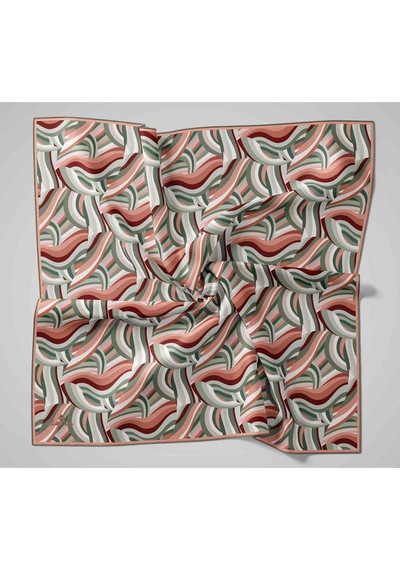 Silk Home Twill İpek Eşarp 11471-39 Bordo, Pembe, Su Yeşili, Beyaz