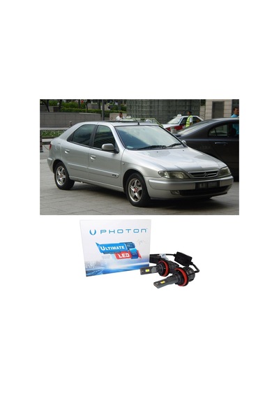 Citroen Xsara Picasso Led Xenon Uzun + Kısa Far Ampulü H4 Ultimate Yeni Seri Beyaz