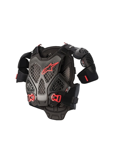 Alpinestars A-6 Üst Gövde Koruma Siyah Kırmızı