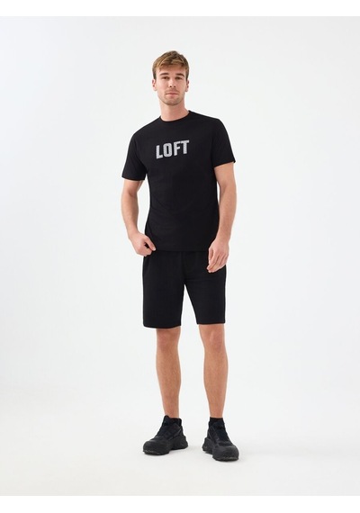 LOFT Regular Fit Erkek Tshirt K.kol Black&white