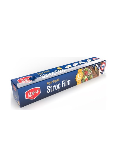 Roll-up Kayar Bıçaklı Streç Film 33 Metre - 8 Adet Tarı