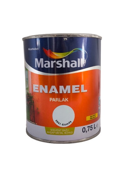 Marshall Fit Parlak Yağlı Boya Gümüş 0,75l 5599119 2,5 L