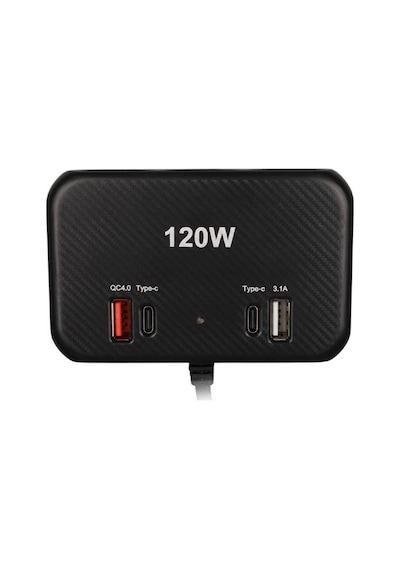 Olesson 1656 12-24v Çift Usb + Çift Type-c 120w 80cm Kablolu 3'lü Araç Çakmak Çoklayıcı