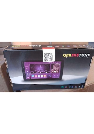 Yasal Standartlara Uygun 4gb Ram 64gb Hafıza Germistone Mtn-47 9 İnç Multimedya Çift Fan Carplay Android Auto Kamera 9"