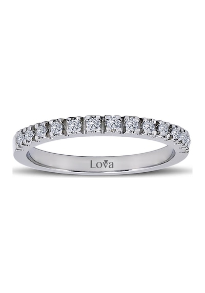 Lova 0,16 Karat Pırlanta Yarımtur Yüzük - 1030149
