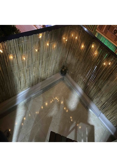 1 X 5 Metre Hasır Kamış Bahçe&balkon Çiti Gölgelik