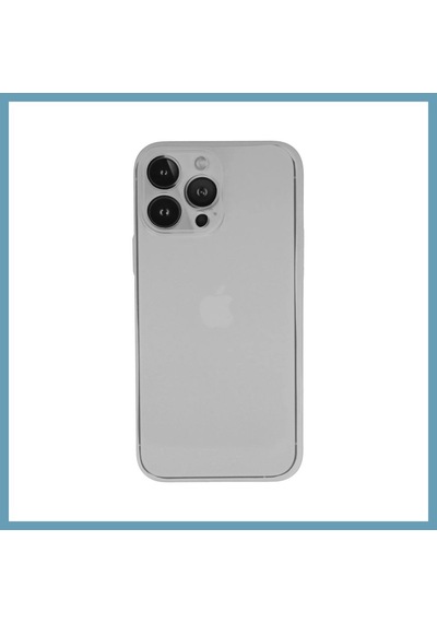 Bezos İphone 13 Pro Uyumlu Kılıf Pp Ultra İnce Kapak - Beyaz Mbt06