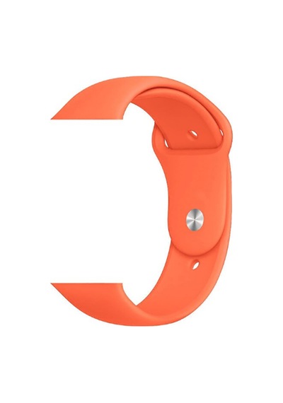 Watch 42mm Uyumlu Klasik Mrn Kordon Turuncu