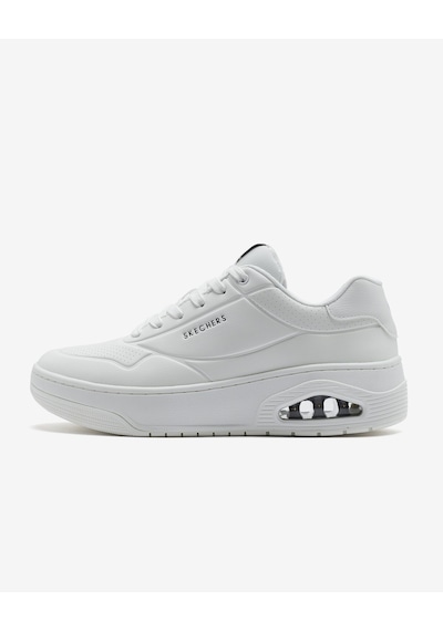 Skechers Uno Court Erkek Beyaz Sneakers 183145 Wht Beyaz