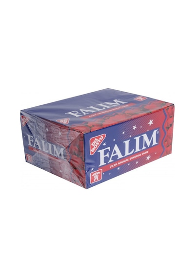 Falım Tekli Çilek Aromalı Şekersiz Sakız 100 Adet