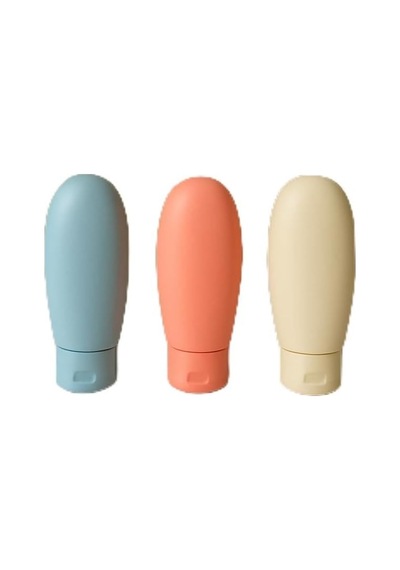 Vios Store Travel Boy 60 Ml Seyahat Tipi Şampuan Şişesi Seti Sızdırmaz, Yeniden Doldurulabilir Silikon Kap