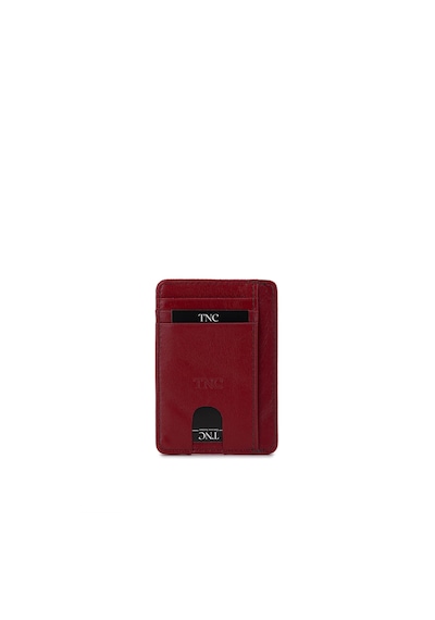 Tamer Tanca Unisex Hakiki Deri Bordo Kartlık 688 1012 Krtlk Y25 Bordo Bordo