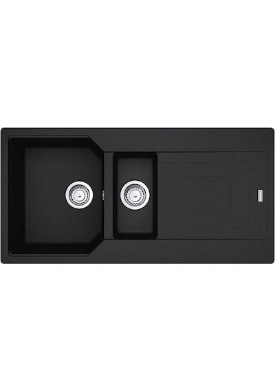 Franke Urban Ubg 651-100 Granit Eviye. 1.5 Hazne. Nero. 100 x 50 CM