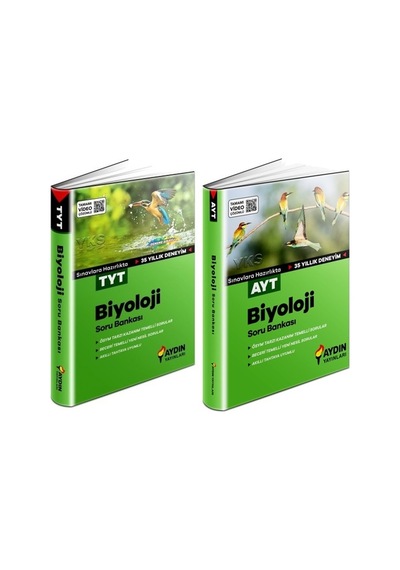 Aydın Tyt Ayt Biyoloji Soru Bankası Seti 2 Kitap 2023
