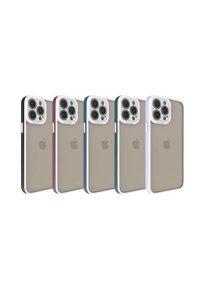 Apple Uyumlu iPhone 13 Pro Max Kılıf Zore Mima Kapak Koyu Yeşil