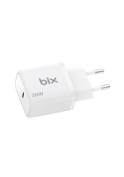 Bix Bxpd31 30w Usb-c Pd 3.0 Akım Korumalı Hızlı Şarj Cihazı Beyaz