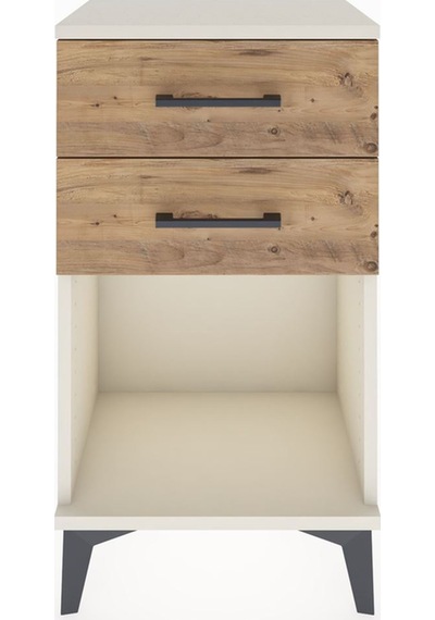 Arges Komodin 2 Çekmeceli 44x30x80 Aytaşı-çam Aytaşı