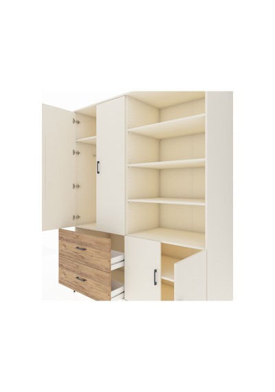 Kronos Gardrop 7 Raflı 2 Çekmeceli Tek Askılı 176x59x221 Aytaşı-aytaşı/çam Aytaşı/çam Kronos Gardrop 7 Raflı 2 Çekmeceli Tek Askılı 176x59x221 Aytaşı-aytaşı/çam Aytaşı/çam