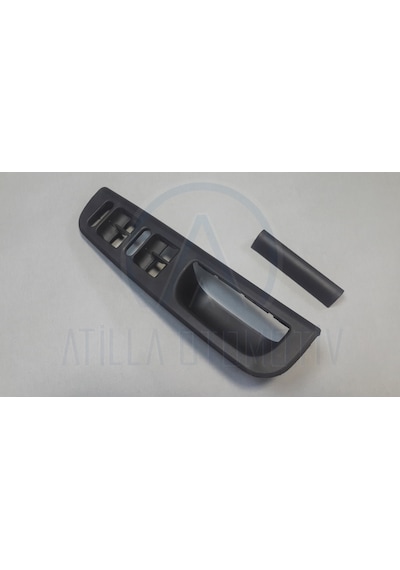 Volkswagen Passat B5 Cam Dügme Çerçevesi + Kapak Sol Ön Siyah 362859958