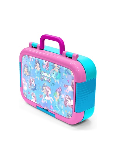Coral High Kids Mor Pembe Unicorn Deniz Kızı Desenli Paslanmaz Çelik Beslenme Kabı 39310 Mor - Açık Pembe