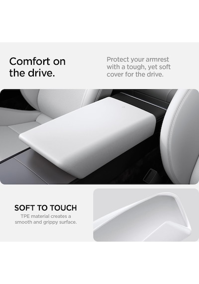 Spigen Tesla Model Y Juniper 2026-2025 Kolçak Kol Dayama Koruma Kılıfı To240h Beyaz - Acp07646 Spigen Tr
