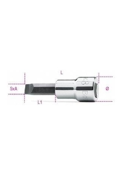 Beta 910lp 3/8'' Lokmalı Düz Tornavida 1.2x8mm