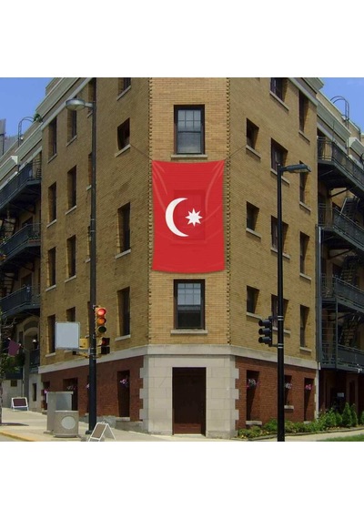 Son Osmanlı İmparatorluğu Devleti Bayrağı - 17 Eski Türk Devletleri Bayrağı - 2x3 Metre 1