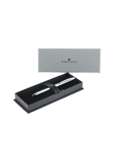 Steelpen 430-7 3 Fonksiyonlu Tükenmez Kalem Parlak Krom Standart