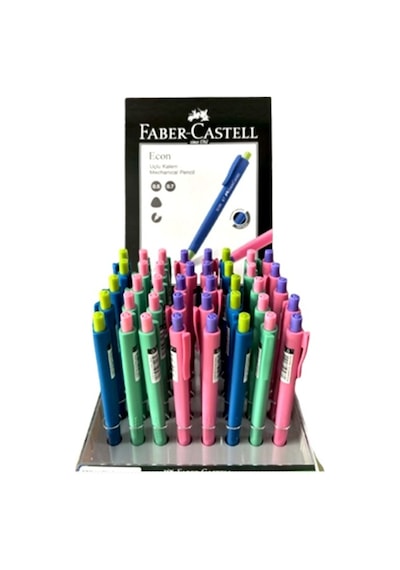 Faber Castell Econ Versatil Kalem 0.7 Uçlu Kalem Karışık Renk - 2 Adet Çok Renkli