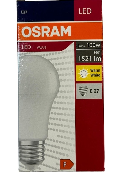 Osram 13w 100w 2700k Sarı Işık E27 Duylu Led Ampul 2 Adet
