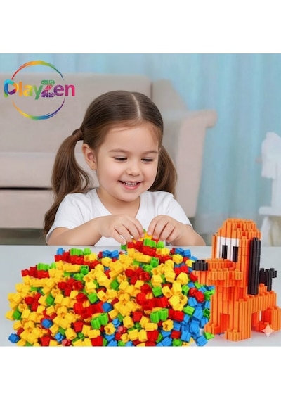 Master Tiktak Bloklar 120 Parça Çok Renkli Yapı Seti 3 Yaş+ Eğitici & Çıt Çıt