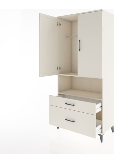 Hyperion Dolap 2 Raflı 2 Çekmeceli Tek Askılı 88x44x195 Aytaşı-aytaşı Aytası Hyperion Dolap 2 Raflı 2 Çekmeceli Tek Askılı 88x44x195 Aytaşı-aytaşı Aytası