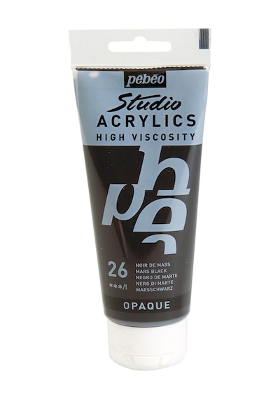 Pebeo Studio Mars Siyah 831-26 100 ml Akrilik Boya