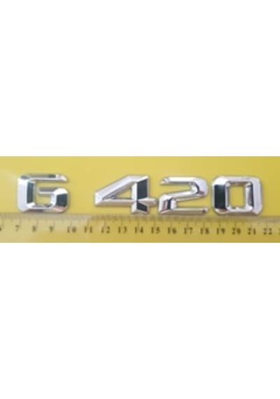 Mercedes Uyumlu Yazı G 420 Krom