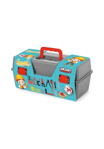 03 248 Pilsan Aksesuarlı Alet Çantası 34 Parça Diğer