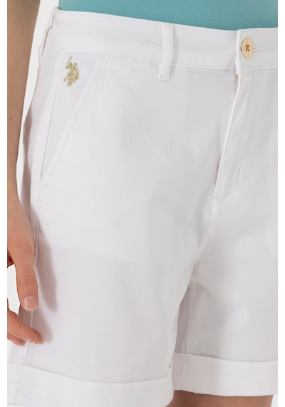 U.s. Polo Assn. Kadın Beyaz Şort / Bermuda 50309125-vr013 Beyaz