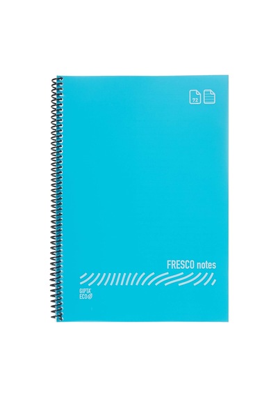 185491 Defter A4 Eko Fresco Spiralli Pp 72 Yaprak Çizgili 4932