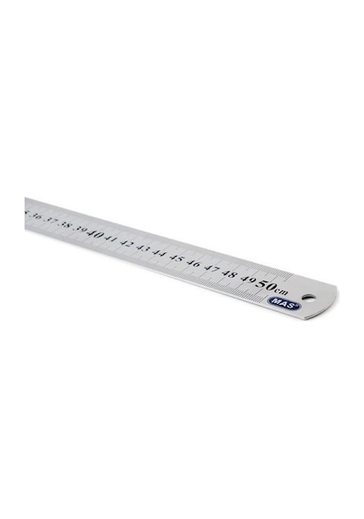 Mas 2350 Çelik Cetvel 50 CM Metal
