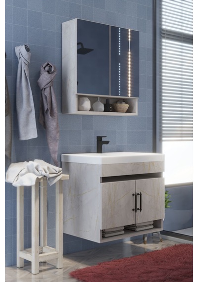 Salvador Banyo Dolabı Çok Amaçlı Banyo Dolabı Beyaz