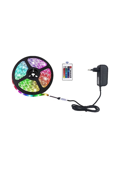 Rgb Led Kumandalı İç / Dış Mekan 5 Metre Silikonlu Şerit Led