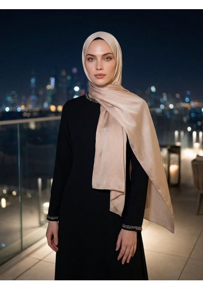Camellia Scarfs Abiye Saten Janjan Şal Taş Işıltılı Ve Zarif