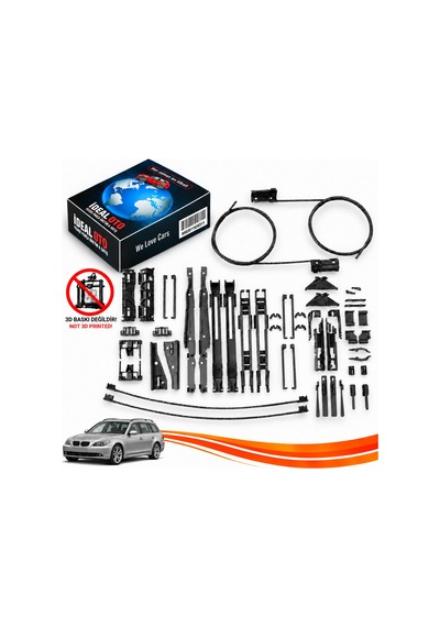 Bmw 3 E91 Panoramik Sunroof Ön & Arka Ray Kızakları, Plastikleri, Teli, Perde Tamir Seti