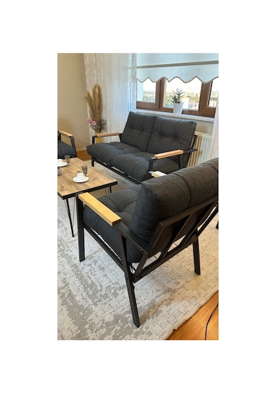 Gülizar,model, Balkon, Bahçe, Cafe, Metal Koltuk Takımı, Bahçe Takımı , Çay Seti, 2+1+1+masa