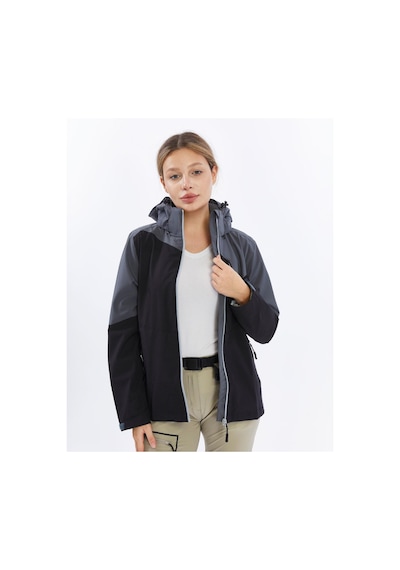 Mapamyumco Windbreaker Kadın Ceket-füme-siyah Füme