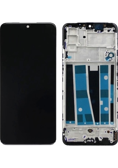 Oppo A91 Cph2021 Lcd Ekran + Dokunmatik Çıtalı