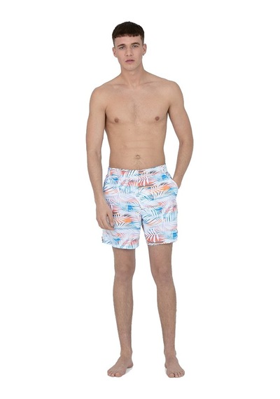 Speedo Vintage Erkek Şort Mayo Beyaz