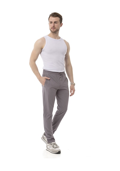 Monox Erkek Slim Fit Likralı Jogger Pantolon Gri Monox Erkek Slim Fit Likralı Jogger Pantolon Gri