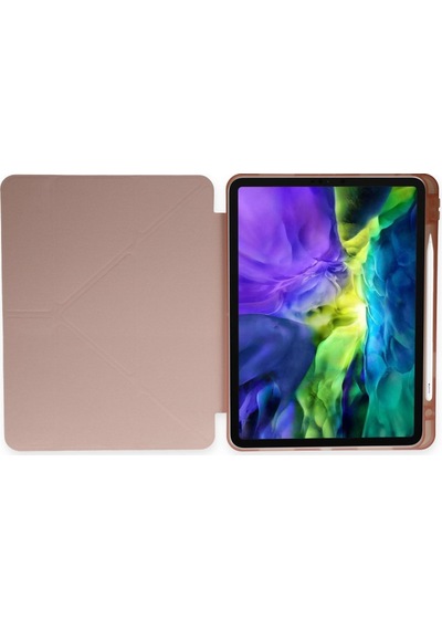 Newface Apple     Uyumlu iPad Pro 11 2024 Kılıf Kalemlikli Mars Tablet Kılıfı -