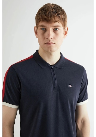 Gant Erkek Lacivert Regular Fit Renk Bloklu Polo Xl Lacivert